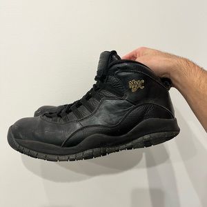 Nike Air Jordan Retro 10 X NYC New York City Black 310805 012 Mens Size 10.5